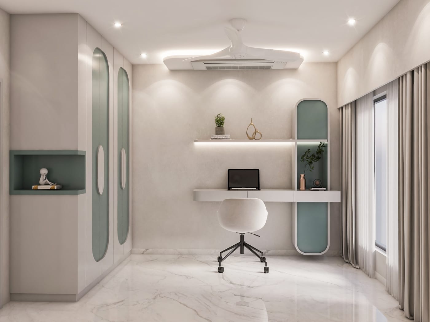 Interior detail — Sunrise Colony